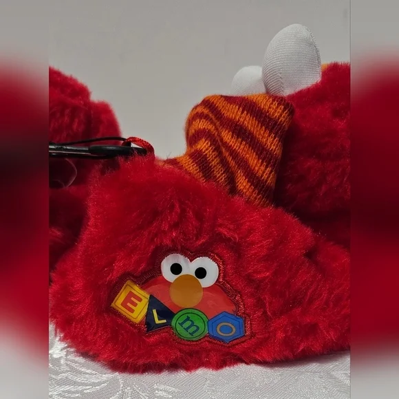 NWT Sesame Street Elmo Toddler Slipper L(9/10) - Picture 6 of 6